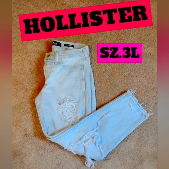 HOLLISTER Distressed Jeans SZ.3L - Picture 1 of 14